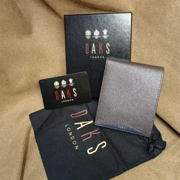 DAKS 접이식 지갑 브라운 GWSS19071 BR