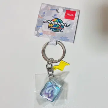 아이템 박스 키링 마리오 카트 월드 닌텐도 물음표