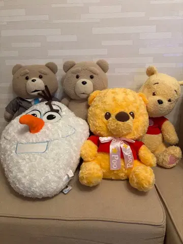 봉제 인형 세트 낱개 판매 가능