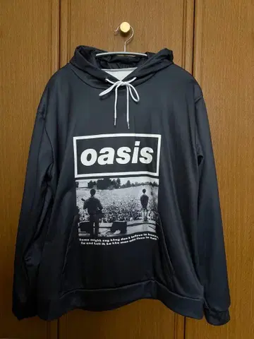 oasis 후드티 후디 블랙 저지 긴팔
