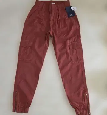 GAP 빨간색 카고 팬츠 000