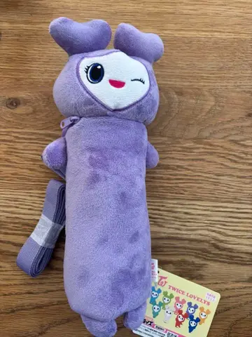 TWICE LOVELY'S 봉제 인형 파우치 보라색
