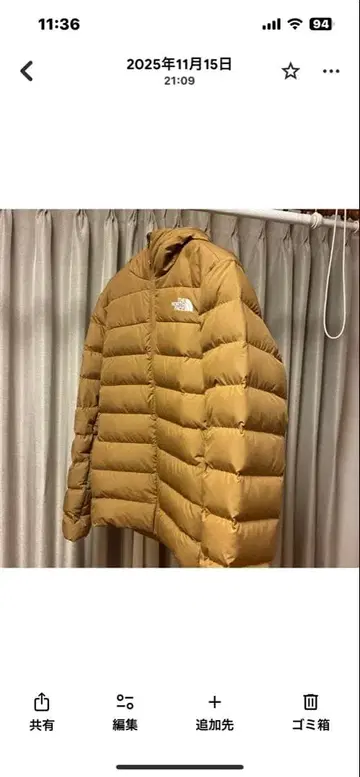 The North Face 베이지 다운 자켓 아콩카과 3