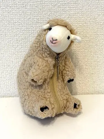 양털 깎기 봉제 인형 롯코산 목장 양 봉제 인형 양 펠리시모 힐링