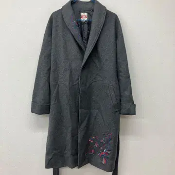 TITICACA 그레이 자수 롱 코트 Free 52