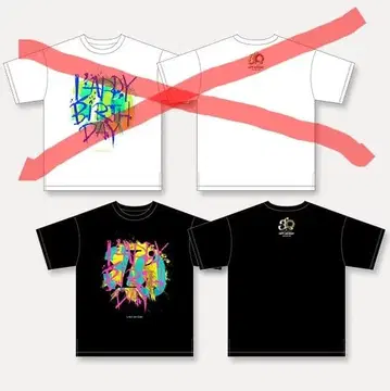 L'Arc  30th L'APPY BIRTHDAY 셔츠