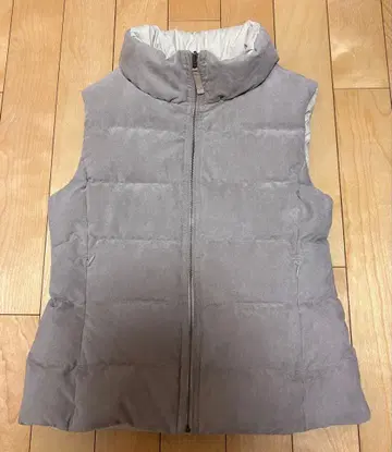 새상품 PLST 플라스테 리버서블 다운 베스트 그레이지