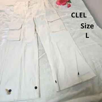 [ 오샤레 CLEL ] 아이보리 와이드 팬츠 사이즈 L