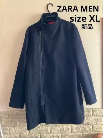 ZARAMEN 블랙 스텐 칼라 롱 코트 새상품