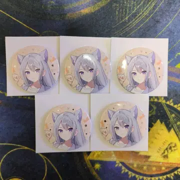 니지산지 원냥 days vol.2 금박 캔뱃지 히구치 카에데