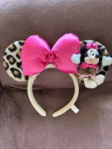 미니 마우스 레오파드 무늬 머리띠