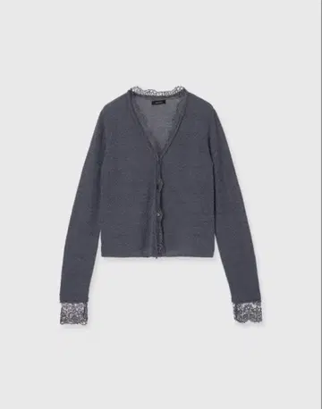 anuans 아이래쉬 레이스 트리밍 니트