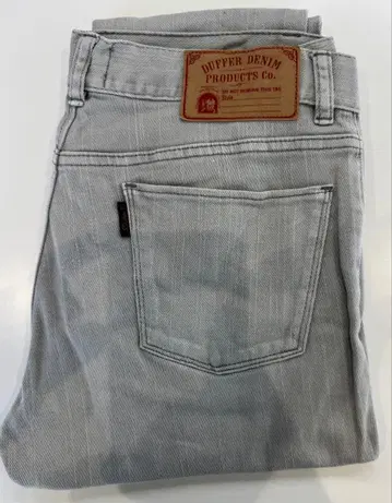 Duffer Denim 스트레이트 데님 그레이