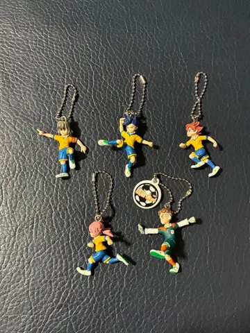 이나즈마 일레븐 GO 피규어 키체인 가챠 5세트