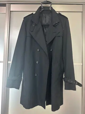 COMME CA ISM 블랙 트렌치코트 M