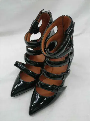 마크제이콥스 스트랩 블랙 하이힐 36