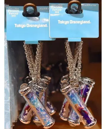 [택 포함 새상품] 디즈니 리조트 만화경 백참 안나 키체인