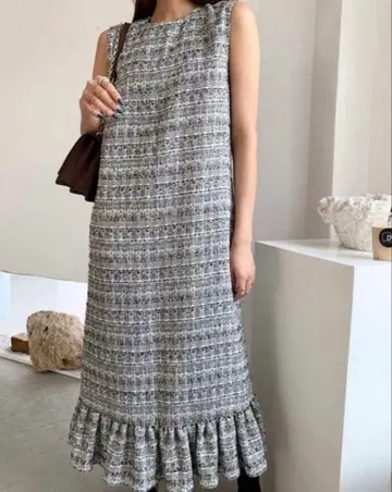 벌스데이 바쉬 트위드 원피스