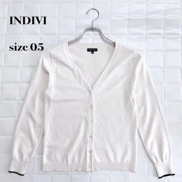 INDIVI 라이트 베이지 가디건 size 05(S)