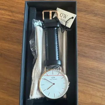 Daniel Wellington 손목시계 핑크 골드 컬러/블랙