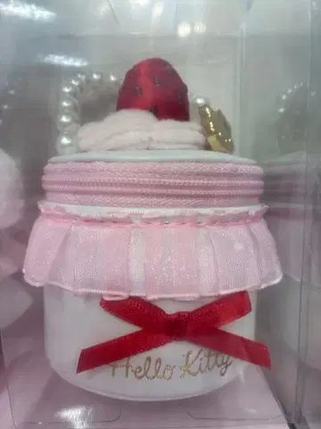 딸기 휘핑 헬로키티 액세서리 케이스 세트만 산리오