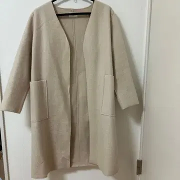 [ 새상품급 ] kuih 베이지 롱 코트