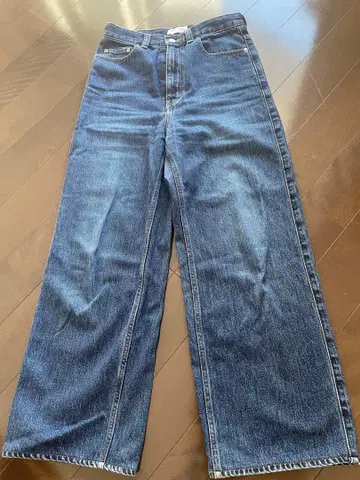 [ MACPHEE/맥피 ] 와이드 레그 데님 하이웨스트 36/M 사이즈