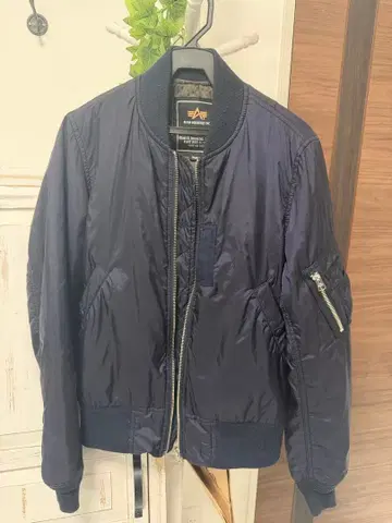 ALPHA INDUSTRIES MA-1 플라이트 자켓 네이비 S