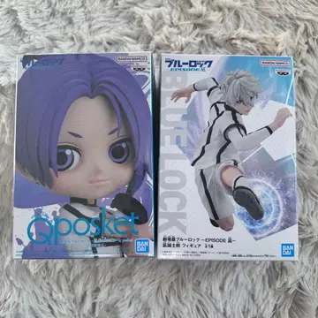 블루 록 레이오 나기 Qposket 피규어 세트