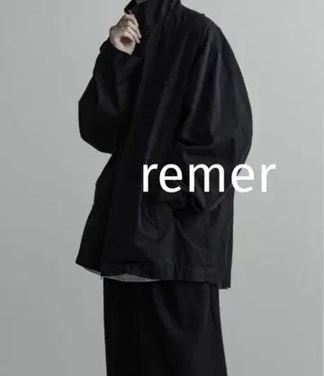 완판템 remer 루즈 밀리터리 하이 지퍼 오버 자켓