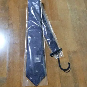 새상품! POLO 네이비 미니 꽃무늬 넥타이