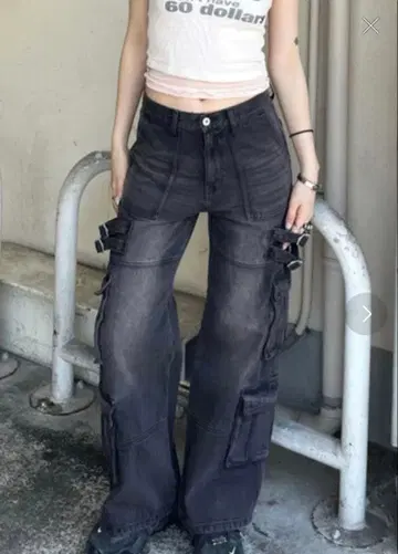 Oriens JOURNAL STANDARD 데님 카고 팬츠