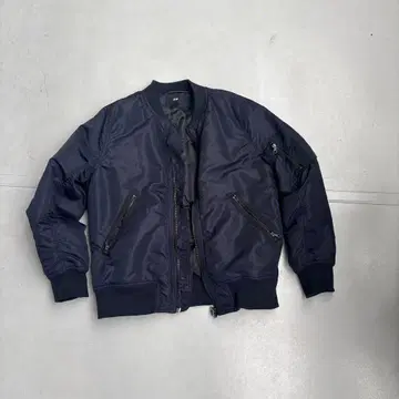H&M 네이비 MA-1 자켓