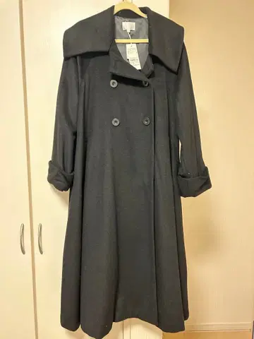 [ 미사용 새상품 ] rienda 블랙 롱 코트