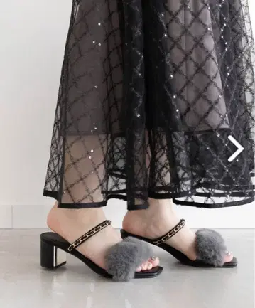 퍼 벨트 뮬 샌들 2WAY