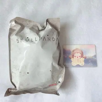 SKULLPANDA 스컬팬더 Teakwood 봉제 인형 펜던트