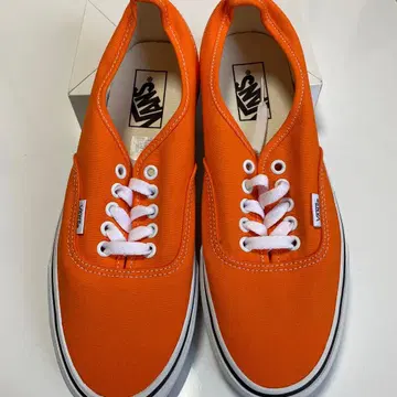 Vans 오렌지 스니커즈 로우컷