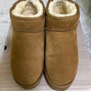 BEARPAW 스웨이드 어그 부츠 사이즈 26 발수 가공