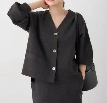 IENA 슈퍼 파인 스무스 숏 가디건