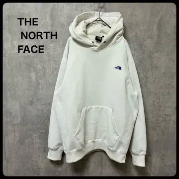 THE NORTH FACE 화이트 후드티 상의 맨투맨