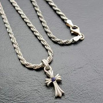 목걸이 더블 페이스 더블 크로스 925 SV 트위스트 체인