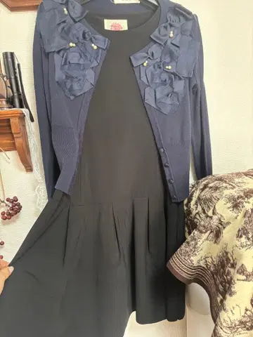 joilette 블랙 A라인 원피스