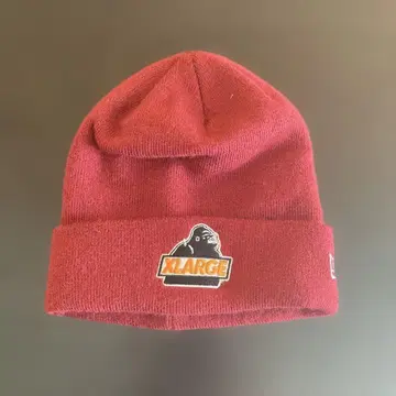 XLARGE 버건디 니트 모자