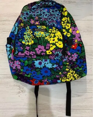 보헤미안즈 럭색 백팩 꽃무늬 플라워