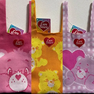 케어베어 니트 토트백 라운드원 한정판 전종 세트