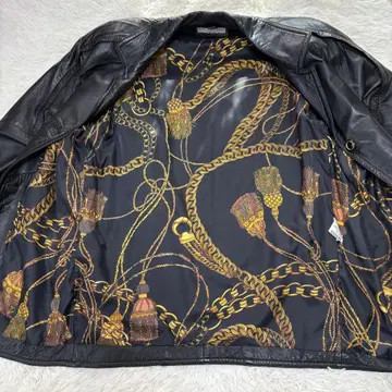 안감이 아름다운 램 가죽 코트 빅 사이즈 롱 86cm [ 새상품급 ]