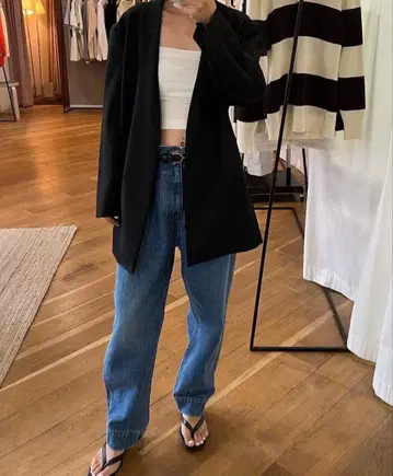 PHEENY 피니 암 젠 자켓 블랙 택 포함