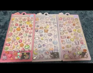 PUFFY 스티커 봉봉 드롭 씰 3종