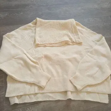 아이보리 니트 스웨터 F 사이즈