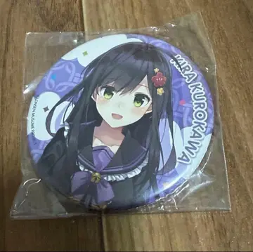 온천무스메 블랙 카와 캔뱃지